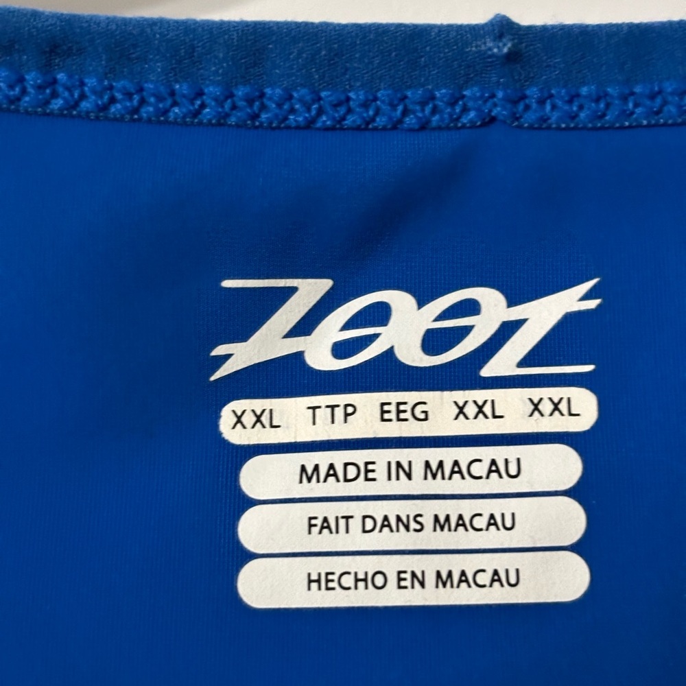 Zoot Blue and Black Bike Shorts - Picture 3 of 8